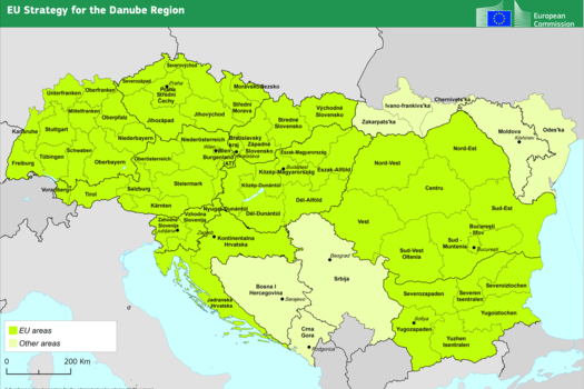 Výzvy zaměřené na podporu makro-regionální spolupráce